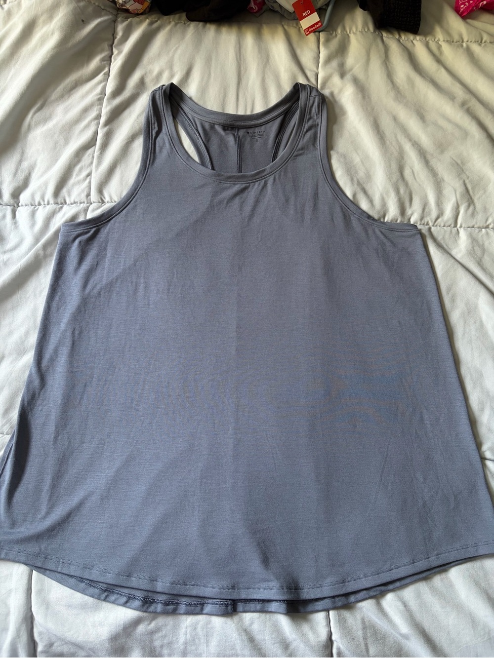 Athleta Light Slate Blue Racerback Tank